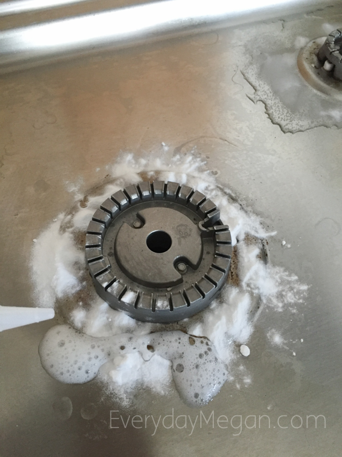 Chemical Free DIY Stove Top Cleaner