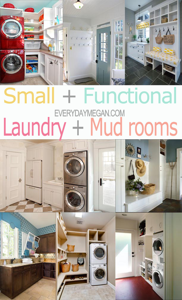 Function small laundry/mud rooms