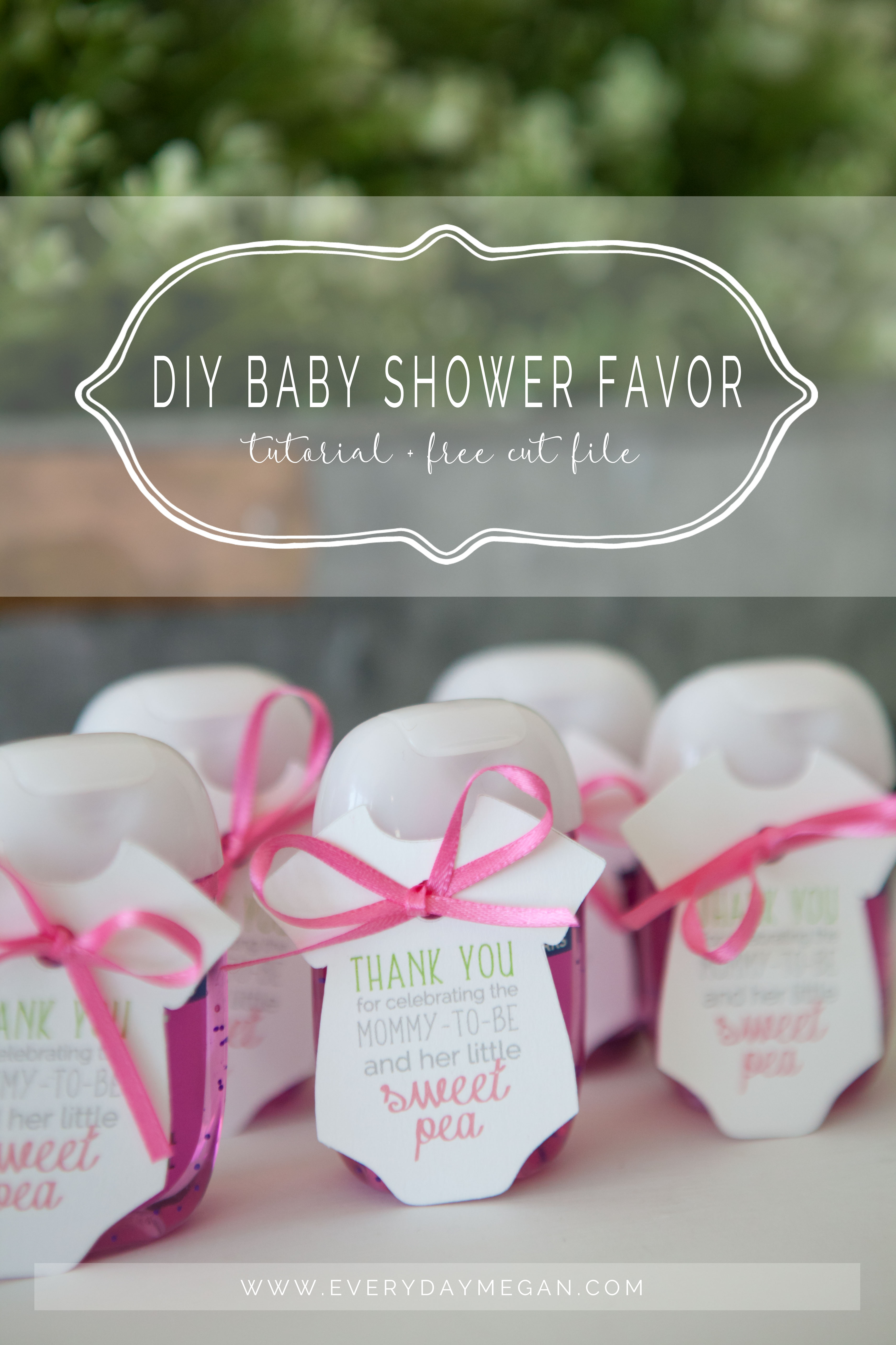 baby shower sanitizer favors