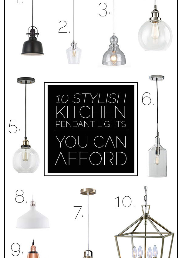 10 Stylish Kitchen Pendant Lights You Can Afford