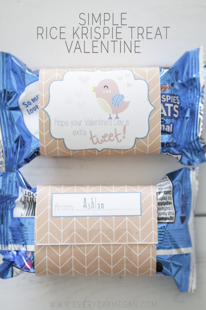 Free Printable Valentine For Rice Krispie Treats Everyday Megan Free Printable Valentine For Rice Krispie Treats Everyday Megan