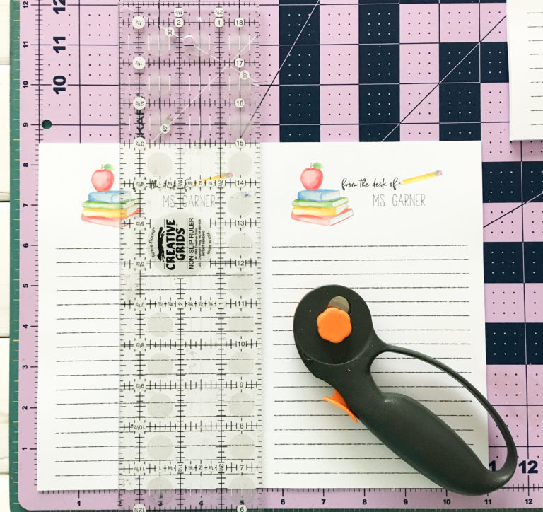 How to make a DIY Personalized Notepad - Everyday Megan