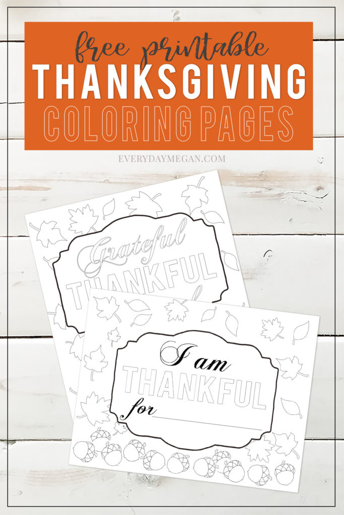 Free Printable Thanksgiving Coloring Pages.