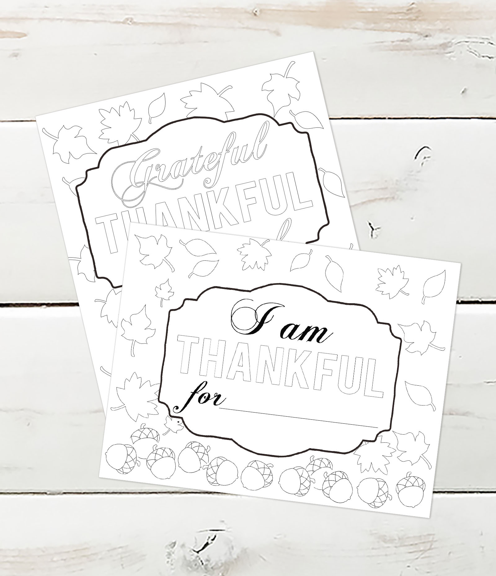 Free Printable Thanksgiving Coloring Pages - Everyday Megan