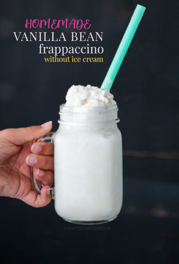 Vanilla Bean Frappuccino Recipe - Everyday Megan