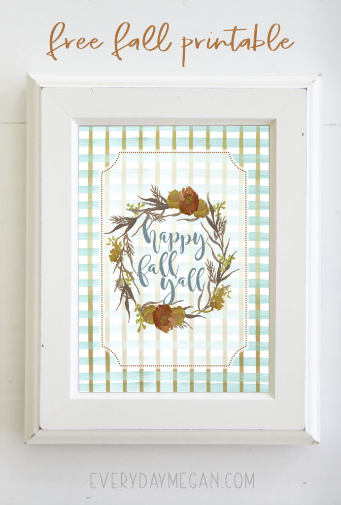 Decorate your space for fall in the matter of minutes with this free fall printable sign!